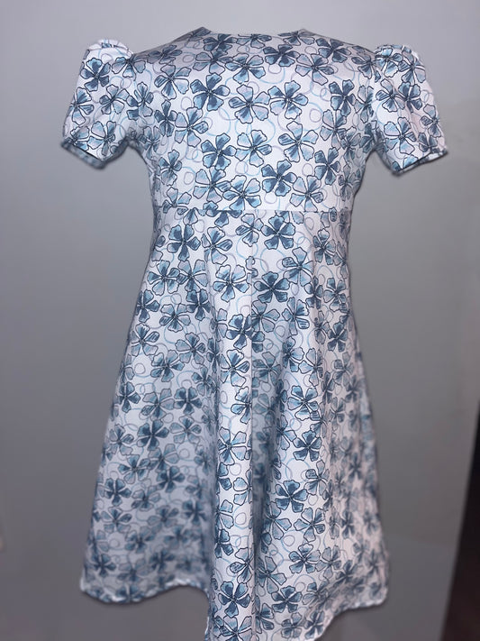 Blue floral dress 18 months
